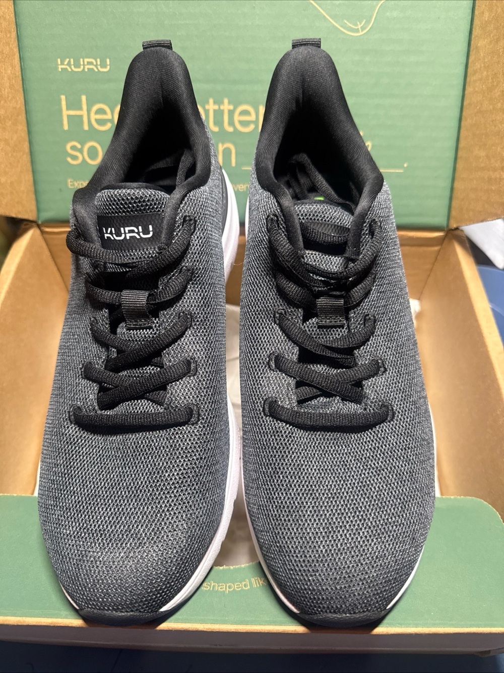 KURU Fle Via Women's Grey Athletic Shoe - Lightweight Comfort
